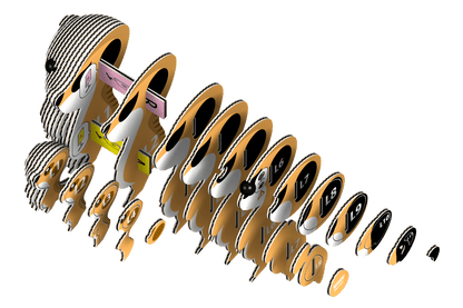 EUGY Meerkat 3D Puzzle
