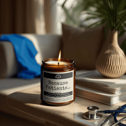 Because Patients... 9oz Work Candle Malicious Women Co