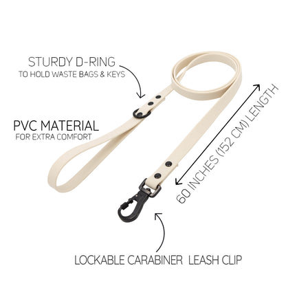 Dog Waterproof Leash - Beige
