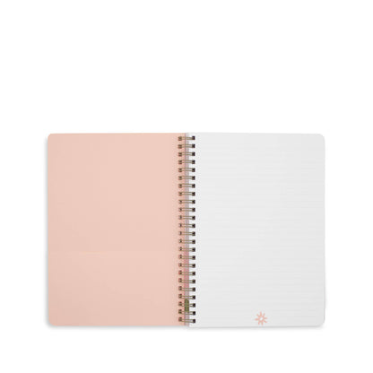 Cutout Pink Floral Mini Notebook