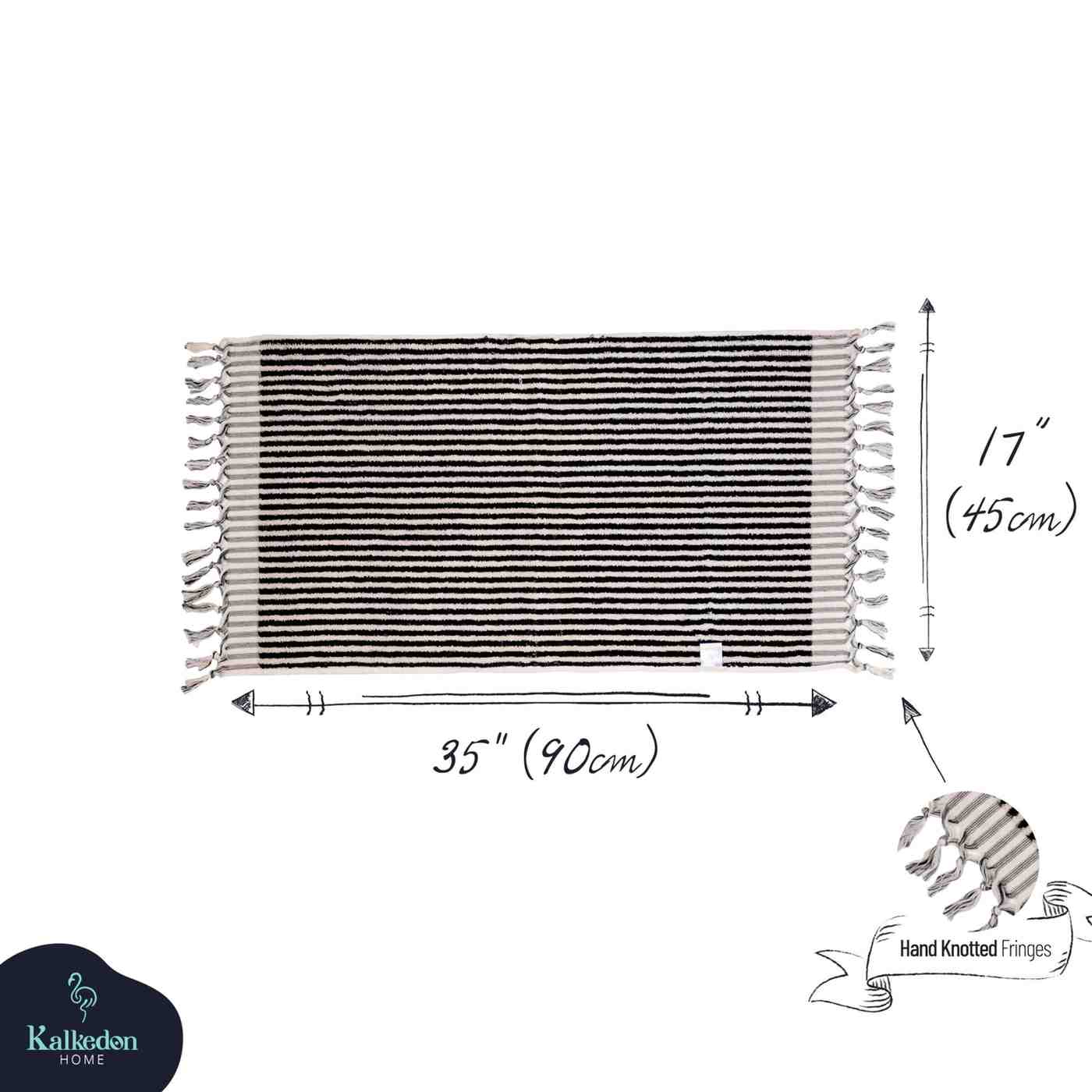 Striped Hand Towel