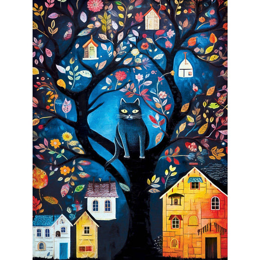 Black Cats - Le Petit Chaton 300 Piece EZ Grip Jigsaw Puzzle by Masterpieces Puzzles