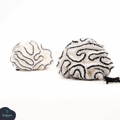Organic Cotton Shower Pouf