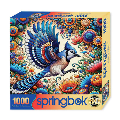 Blue Jay in Summer 1000 Piece Jigsaw Puzzle | Springbok Puzzles
