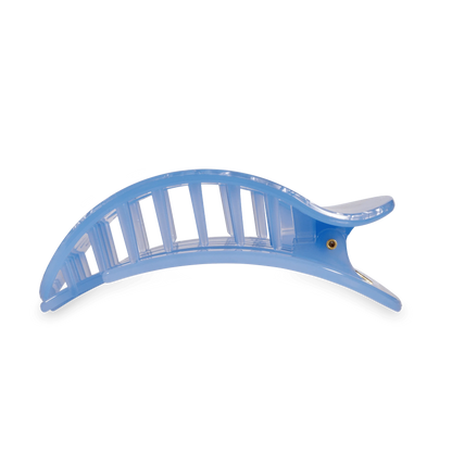 Blue Lagoon Large Flat Round Hair Clip