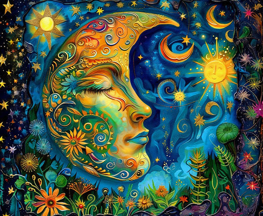 Blue Moon 1000 Piece Jigsaw Puzzle by Springbok Puzzles