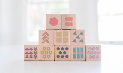 Boho Number + Counting Shape Blocks