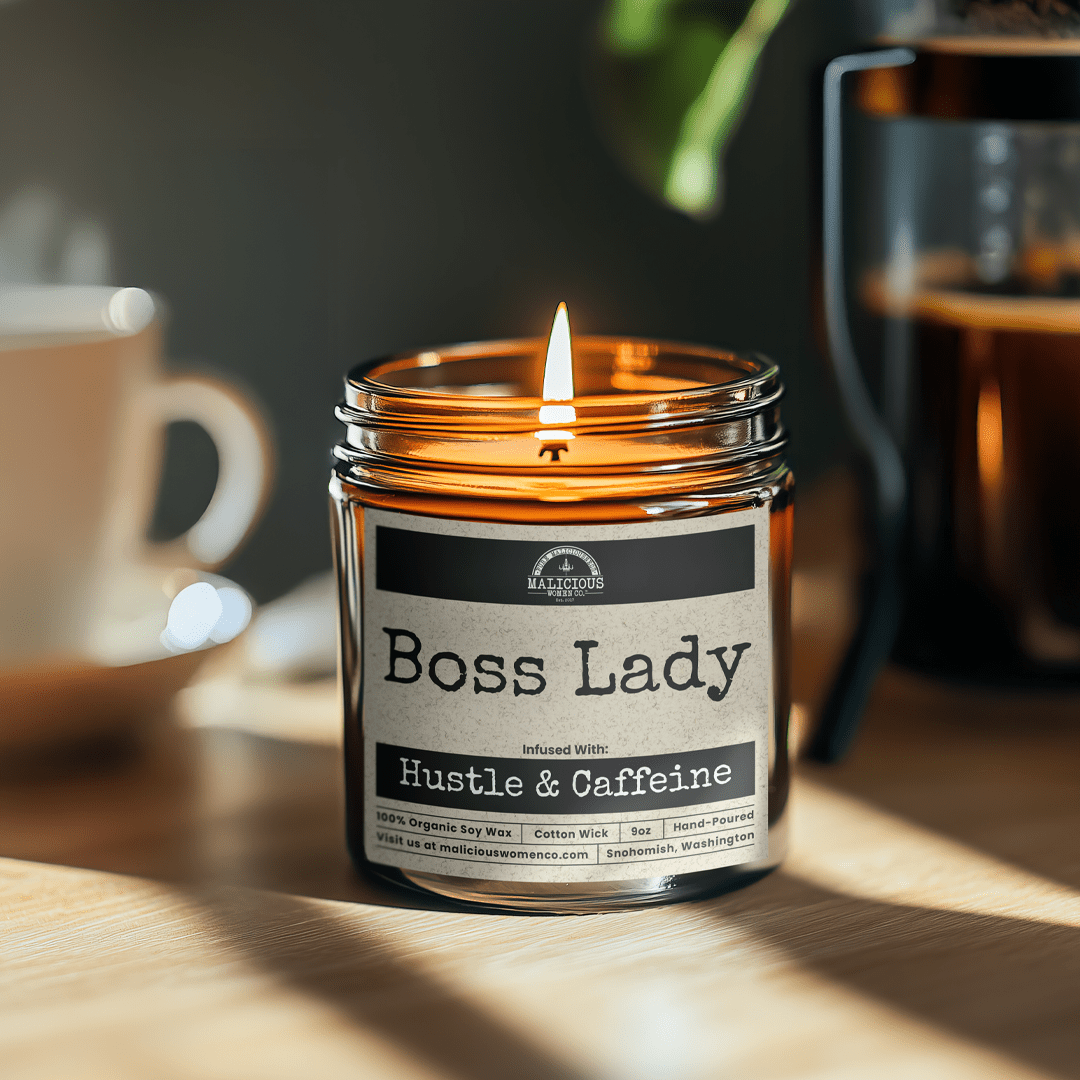 Boss Lady | 9oz Funny Gift Candle | Malicious Women Co.