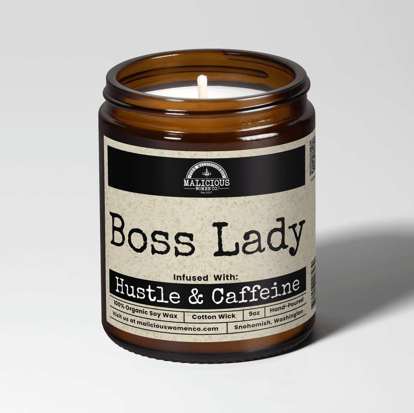 Boss Lady | 9oz Funny Gift Candle | Malicious Women Co.