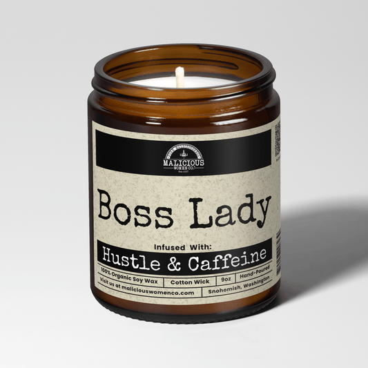 Boss Lady 9oz Work Candle Malicious Women Co