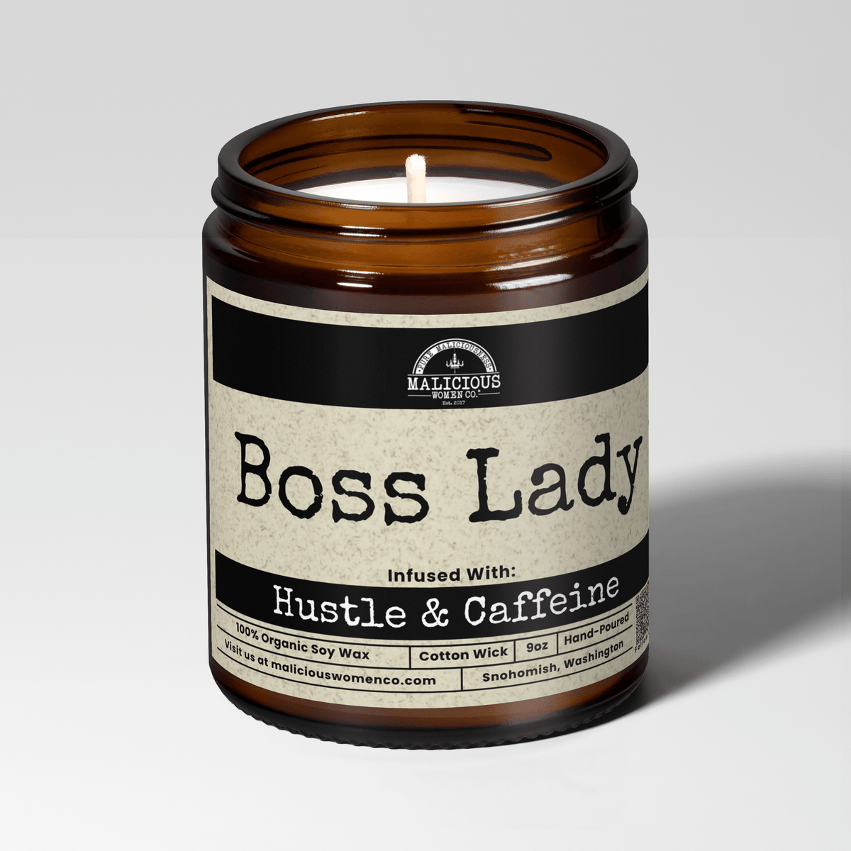Boss Lady | 9oz Work Candle | Malicious Women Co