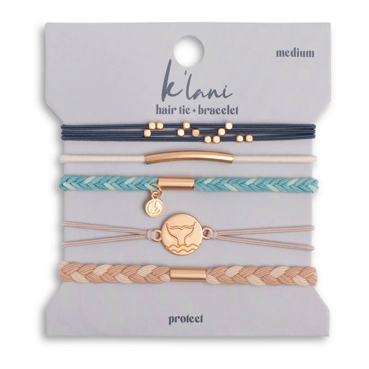 "Protect" Hair Tie Bracelet Set