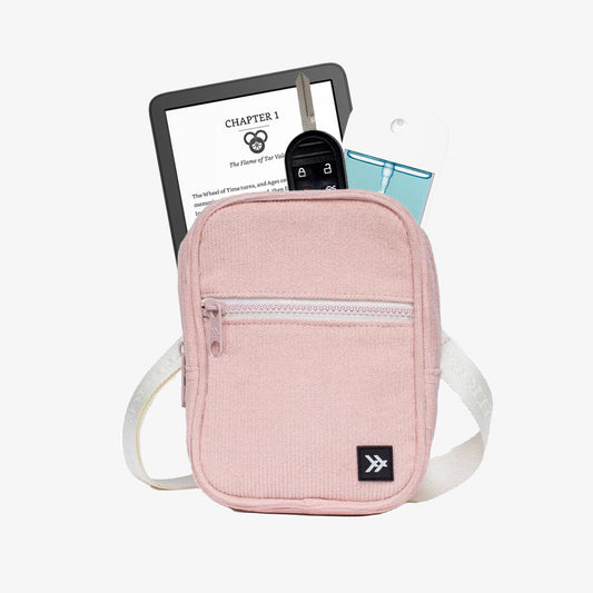 Rose Dust Corduroy - Crossbody Bag