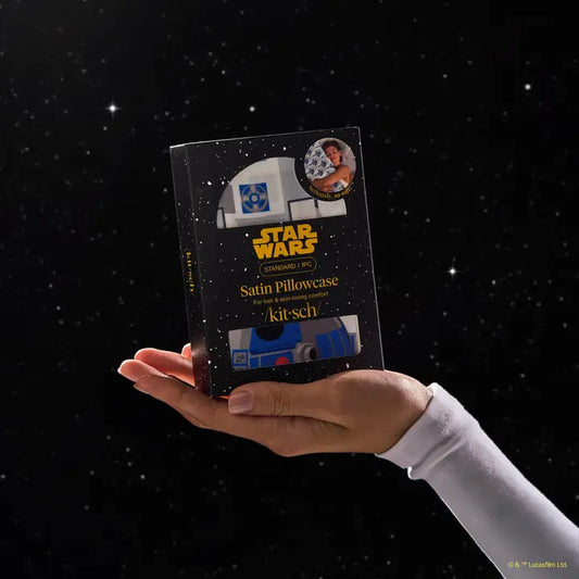 Star Wars™ & Kitsch Satin Pillowcase in R2-D2 & C-3PO