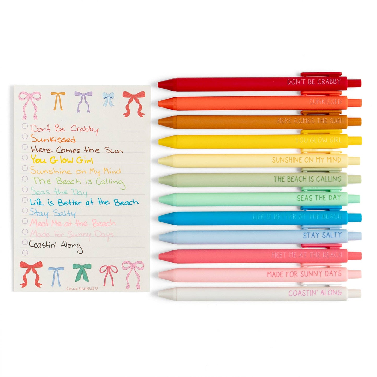 "COMING SOON" Spread Sunshine Coastal-Inspired Pen Set of 12