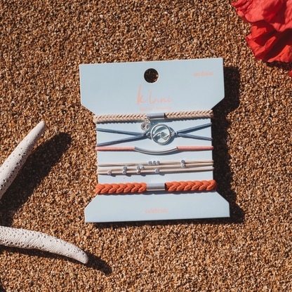 "Celebrate" Hair Tie Bracelet Set