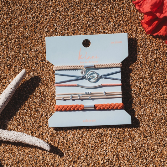 "Celebrate" Hair Tie Bracelet Set