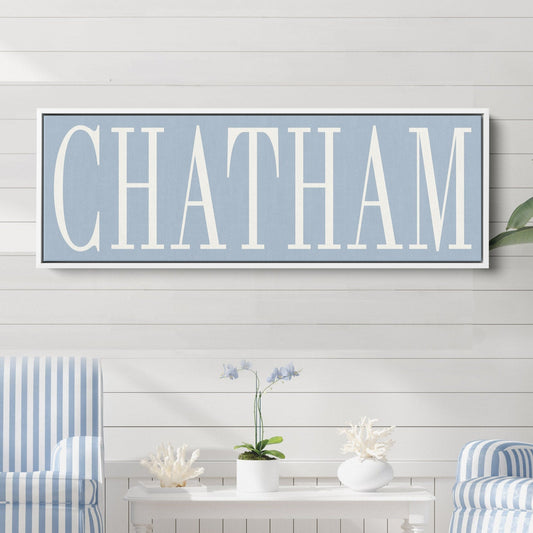 Personalized Framed City, Town, Family Name Canvas Sign | Create Your Own