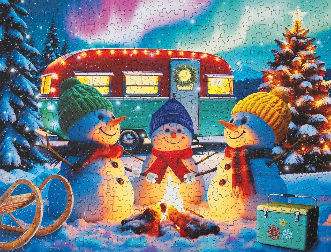 Christmas Camper 500 Piece Jigsaw Puzzle | Springbok Puzzles