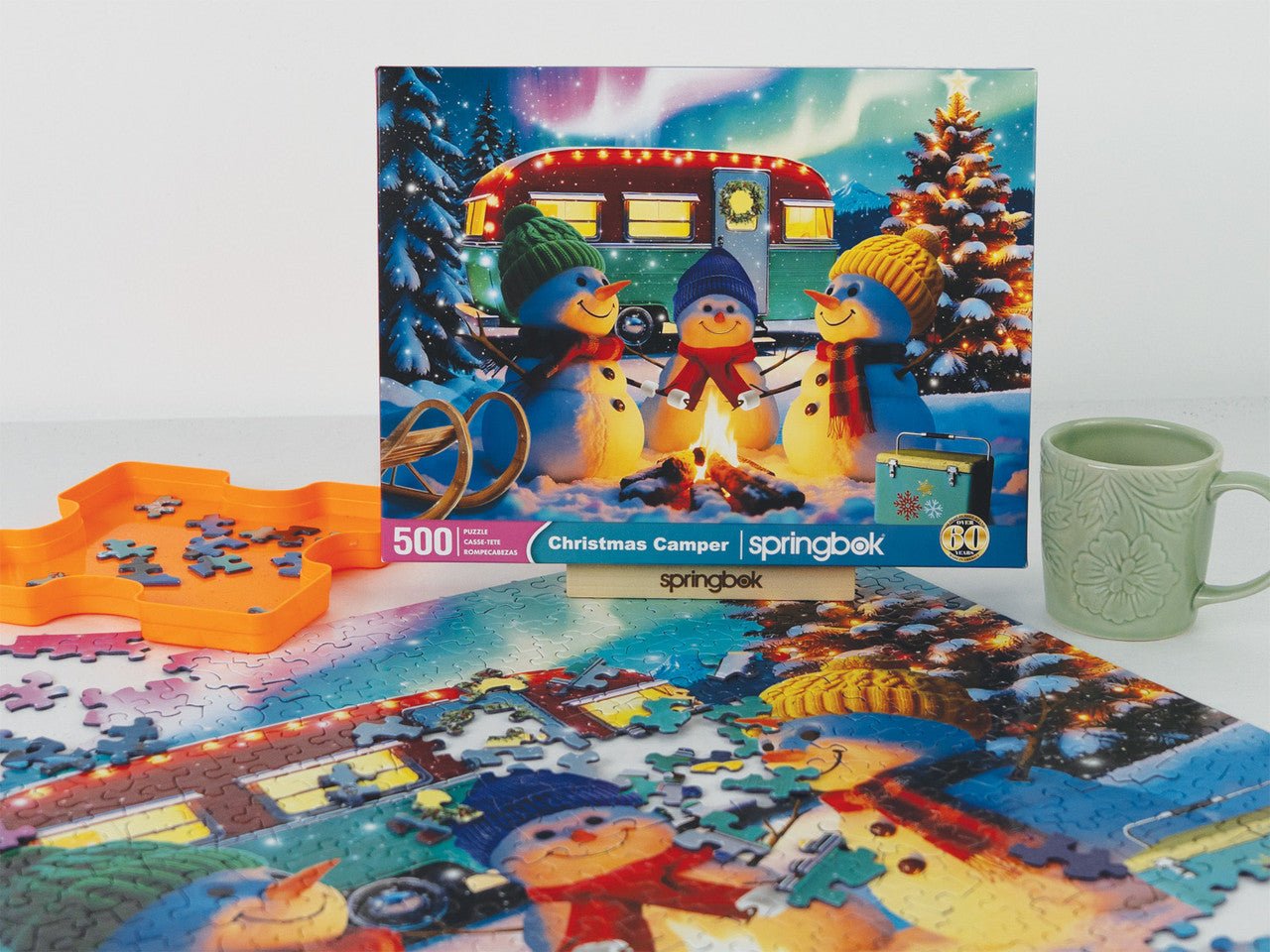 Christmas Camper 500 Piece Jigsaw Puzzle | Springbok Puzzles