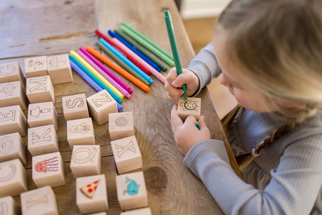 Maple ABC Block Set