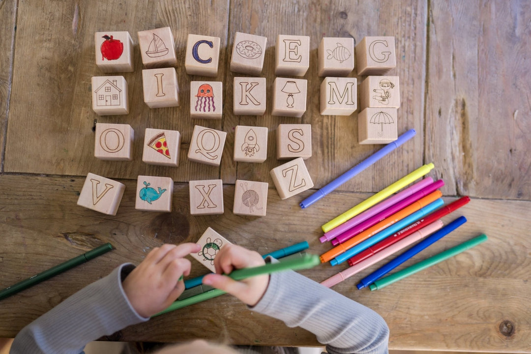 Maple ABC Block Set