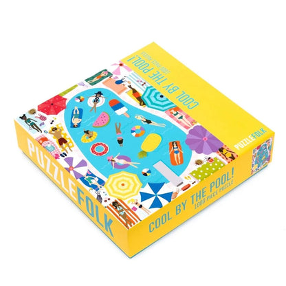 Cool By the Pool 1000 Piece Puzzle by Puzzlefolk