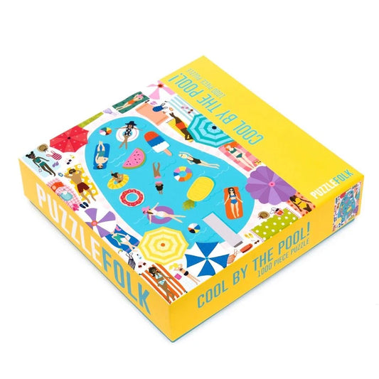Cool By the Pool 1000 Piece Puzzle by Puzzlefolk