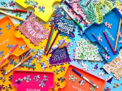 Crayola Colors Of Kindness 500 Piece Jigsaw Puzzle by Springbok Puzzles