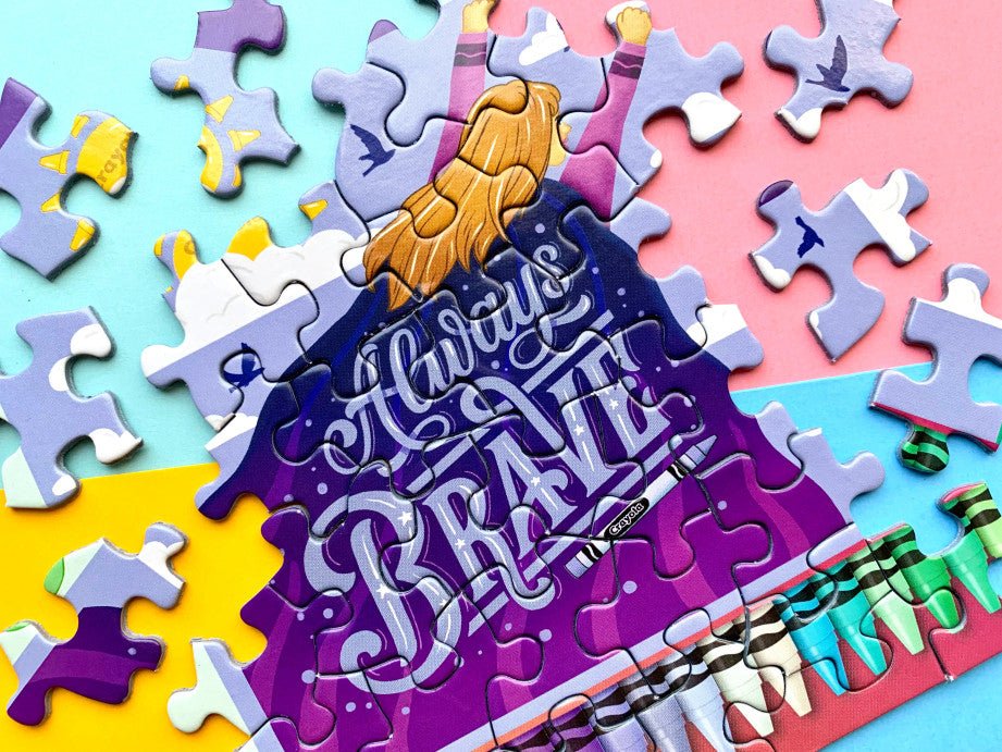 Crayola Colors Of Kindness 500 Piece Jigsaw Puzzle by Springbok Puzzles