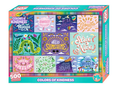 Crayola Colors Of Kindness 500 Piece Jigsaw Puzzle by Springbok Puzzles