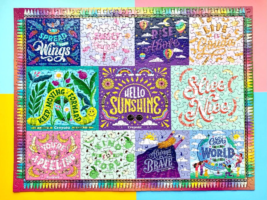 Crayola Colors Of Kindness 500 Piece Jigsaw Puzzle by Springbok Puzzles