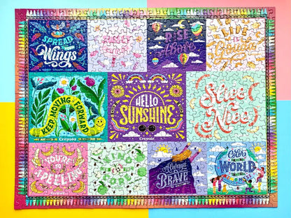 Crayola Colors Of Kindness 500 Piece Jigsaw Puzzle by Springbok Puzzles