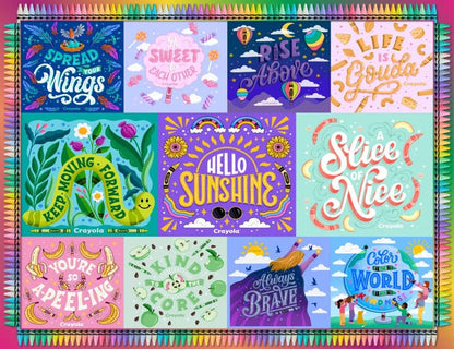 Crayola Colors Of Kindness 500 Piece Jigsaw Puzzle by Springbok Puzzles