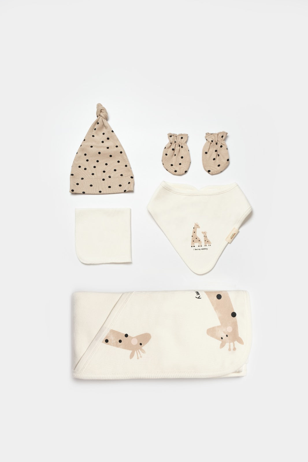 Giraffe Newborn 10 Pcs Organic Set