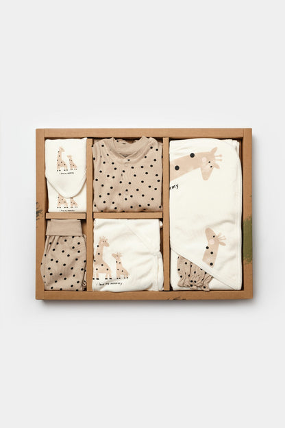 Giraffe Newborn 10 Pcs Organic Set