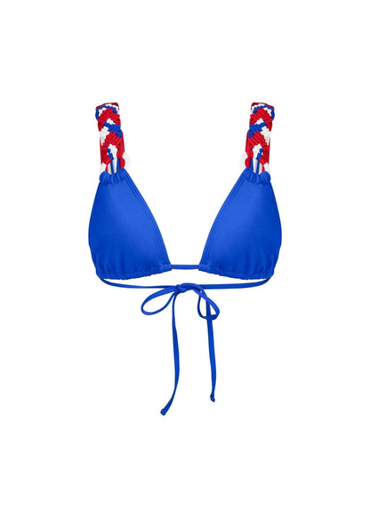 Macrame Bikini Top - Daisy | Knotty by Nature Blue
