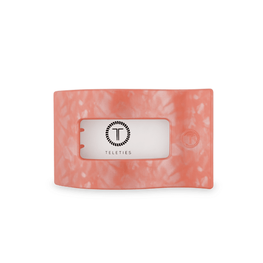 Dreamsicle Medium Flat Rectangle Hair Clip