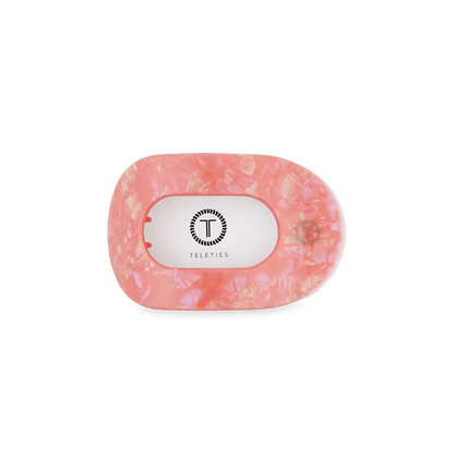 Dreamsicle Small Flat Round Hair Clip