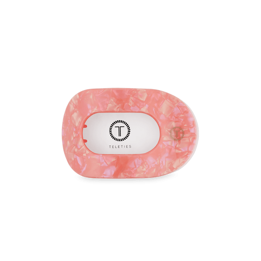 Dreamsicle Small Flat Round Hair Clip