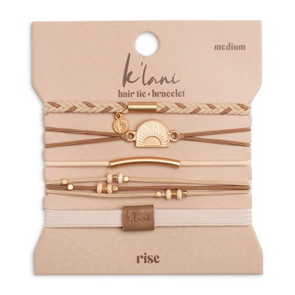 "Rise" Hair Tie Bracelet Set