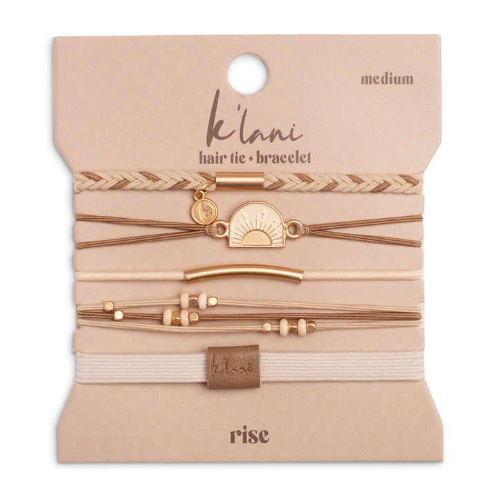 "Rise" Hair Tie Bracelet Set