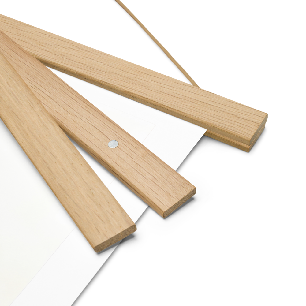 Horizon Hues Sailboat Poster with Hanger