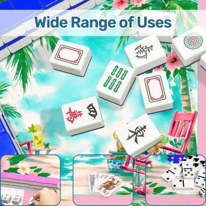Southern Charm Beach House Mahjong Mat