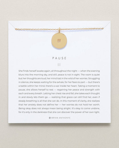 Pause Necklace