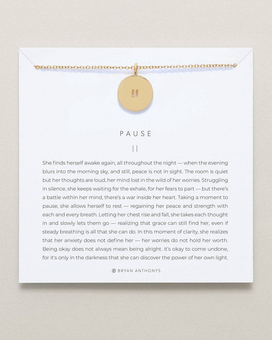 Pause Necklace