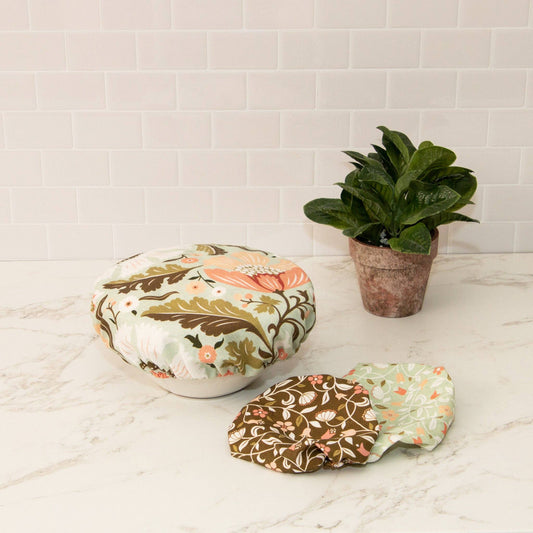 Floral Cloth Bowl Covers Set