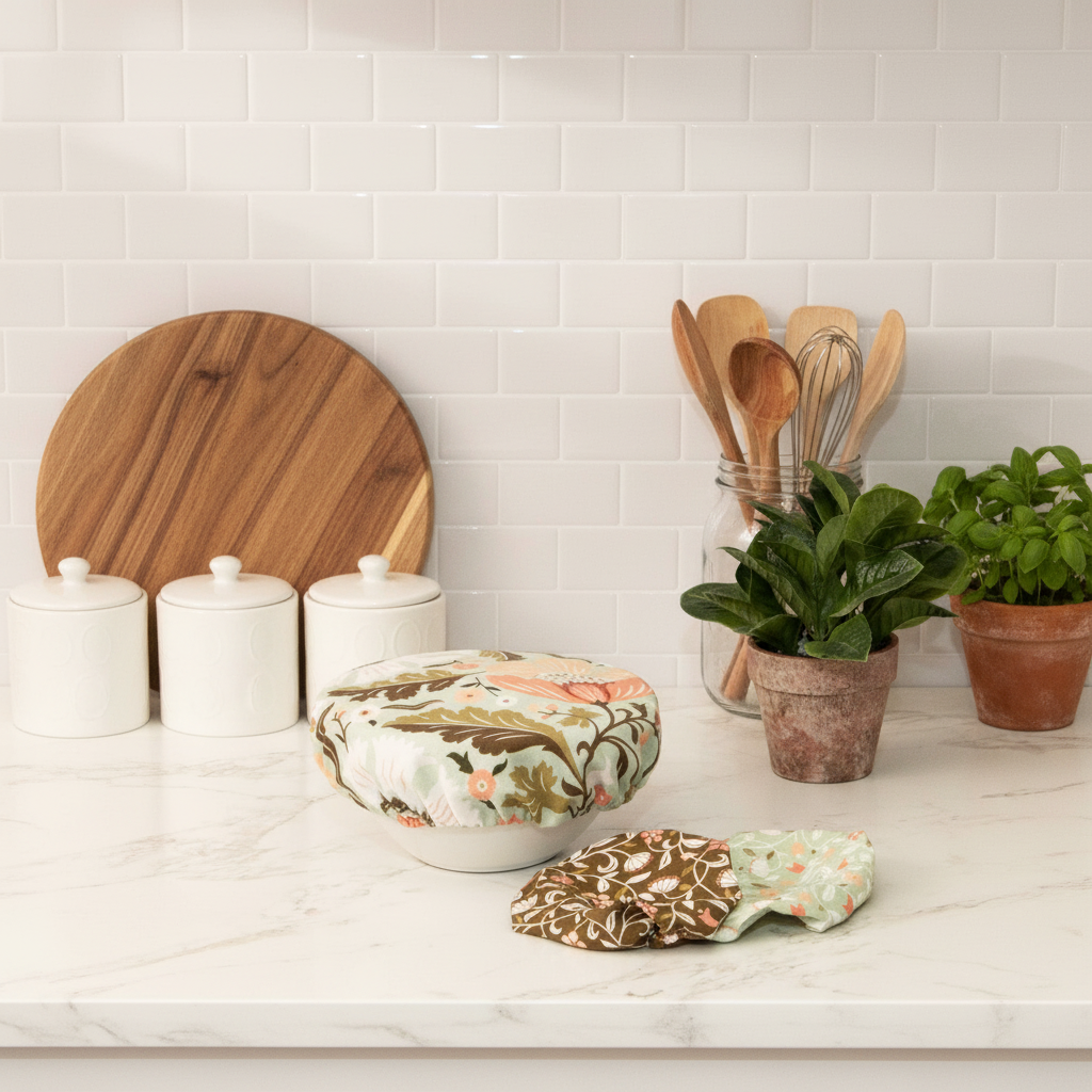 Floral Cloth Bowl Covers Set