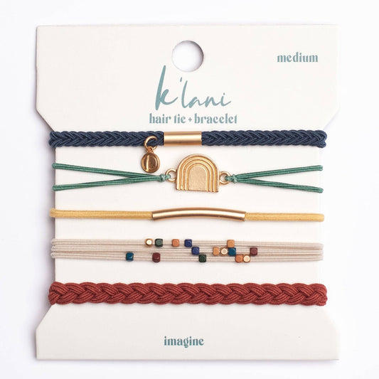 "Imagine" Hair Tie Bracelet Set