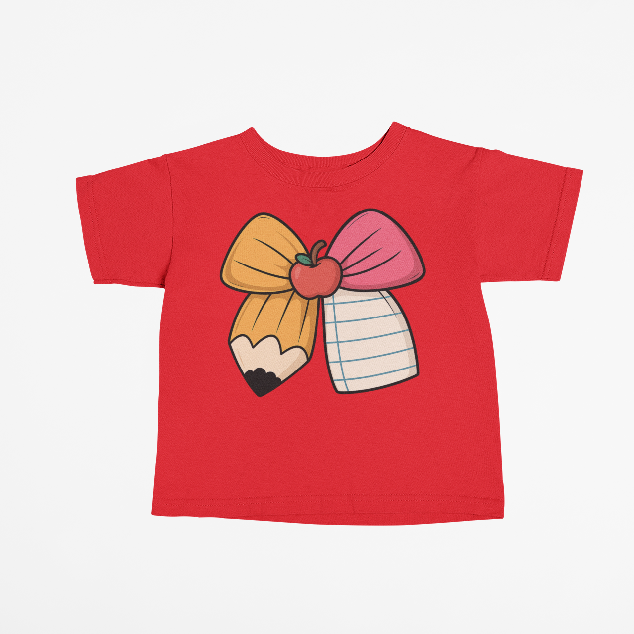 Back to School Bow Youth and Toddler Graphic Tee